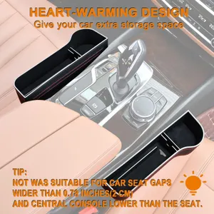 PUNZONE Car Seat Gap Filler Organizer 1 Pack Multifunctional Car