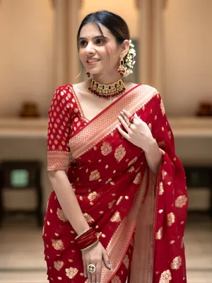 Aura silk cotton sarees price online
