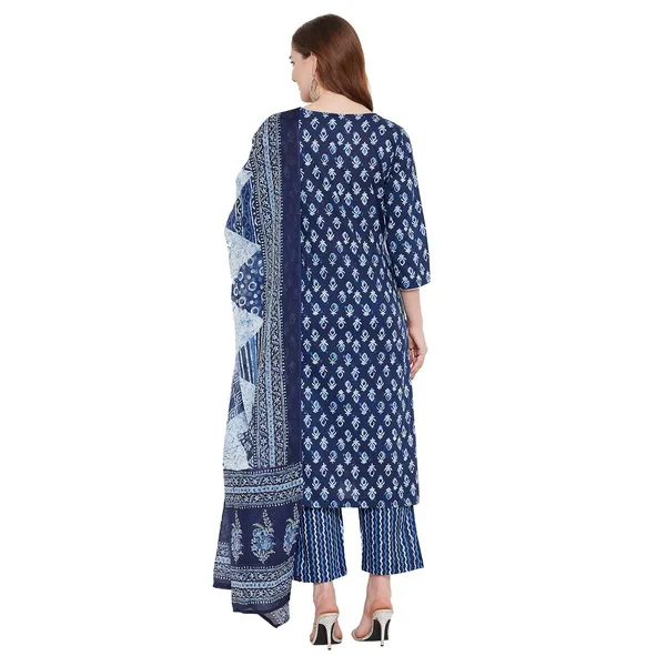 Navy_Blue_Cotton_Straight_Suit_Set_With_Dupatta_Readymade_Kurti_Pant_Set_Cotton_Straight_Kurta__3_Pcs_Set
