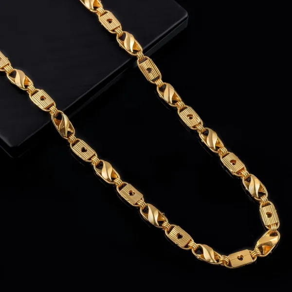 BEAUTIFUL_BRASS_GOLD_CHAIN_AND_GOLD_BRACELET_COMBO_FOR_MENS(PACK_OF_2)