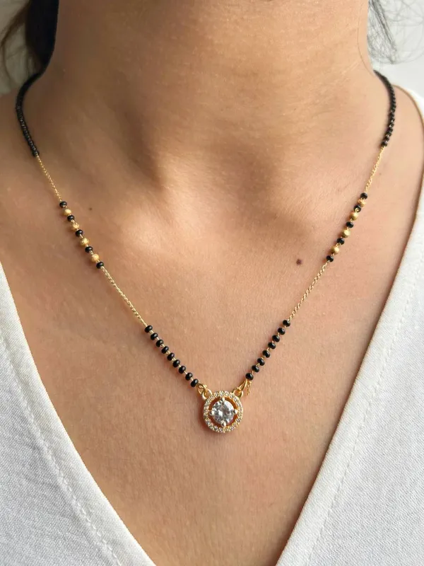 New_Fashion_Exclusive_Diamond_Gold_Plated_Mangalsutra_For_Women