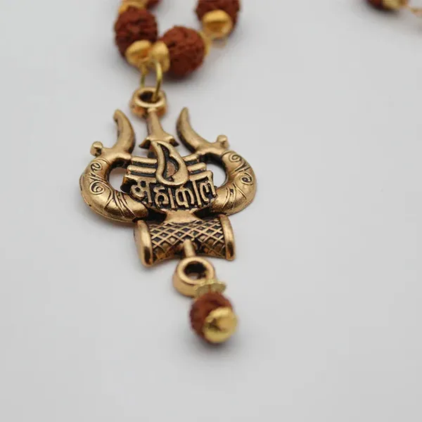 Royal_Jewellery__Rudrakha_mala_With_Mahakal_Trishul_Damru_Locket_Gold_Plated_Brass_Chain_For_Mens