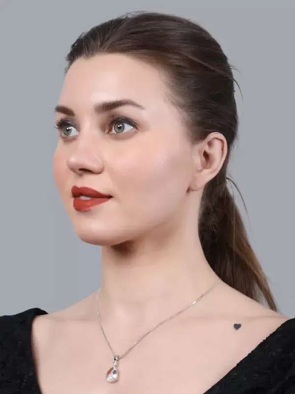 Silver_Plated_Crystal__Pendant_for_Women/Girls