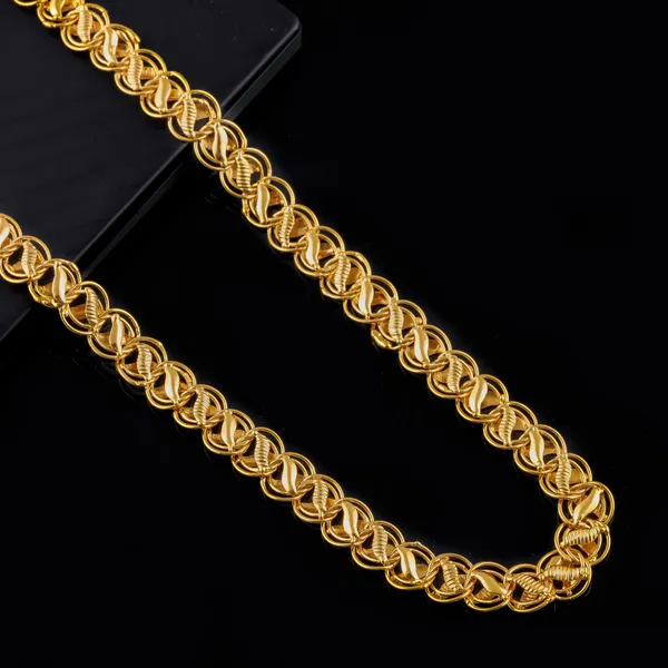 BEAUTIFUL_BRASS_GOLD_CHAIN_AND_GOLD_BRACELET_COMBO_FOR_MENS(PACK_OF_2)