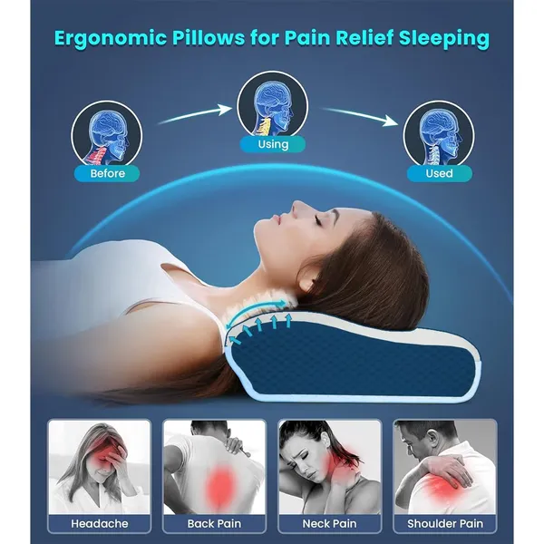 Homerz_Premium_Orthopedic_Cool_Gel_infused_Butterfly_Shape_Memory_Foam_Pillow|Perfect_Curve_fits_Neck_and_Shoulder|_Pack_of_2