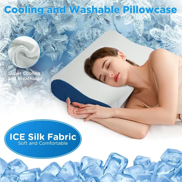 Homerz_Premium_Orthopedic_Cool_Gel_infused_Memory_Foam_Contour_Pillow_for_Neck_and_Shoulder_Pain,_Dual_Height,_Pack_of_2