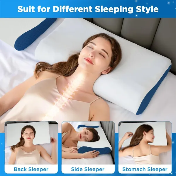 Homerz_Premium_Orthopedic_Cool_Gel_infused_Memory_Foam_Contour_Pillow_for_Neck_and_Shoulder_Pain,_Dual_Height,_Pack_of_2
