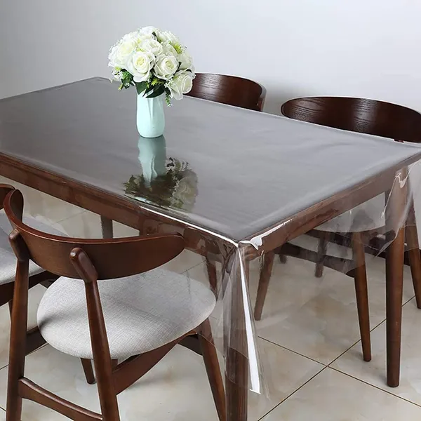 Homerz_Premium_Transparent_Thick_Table_Cover,_Durable_and_Waterproof,_2_Years_Guarantee