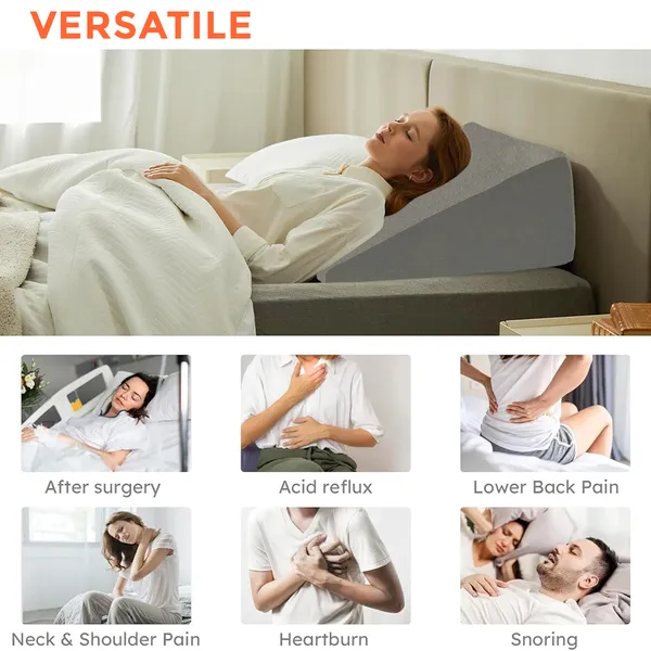 Sleeping_Wedge_Pillow,_Memory_Foam,_Acid_Reflux,_After_Surgery,_Raised_Triangle,_Headboard,_Dorm,_Office,_Air_Layer