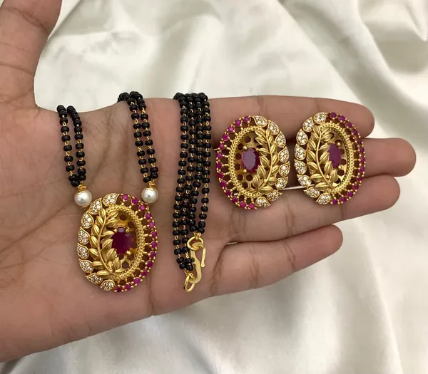 Silk thread mangalsutra design top