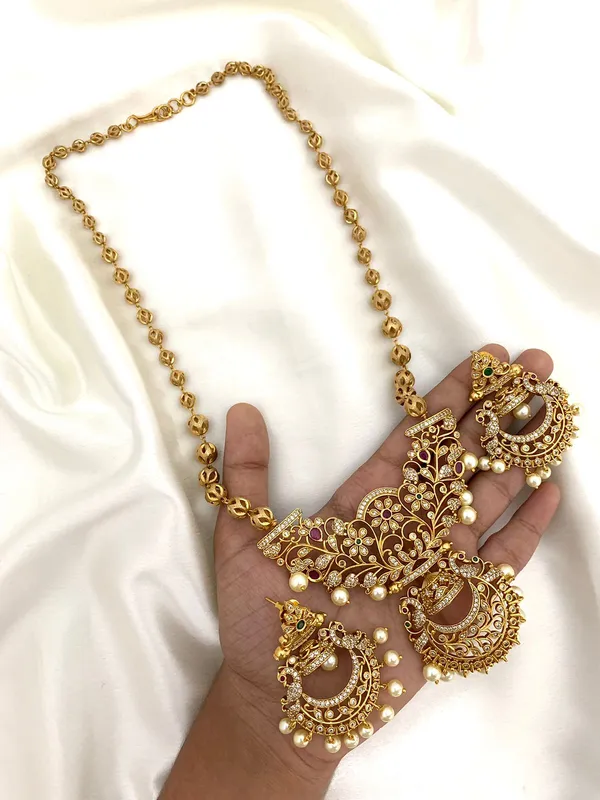 Relina_Peacock_Motif_Antique_Mala_Set