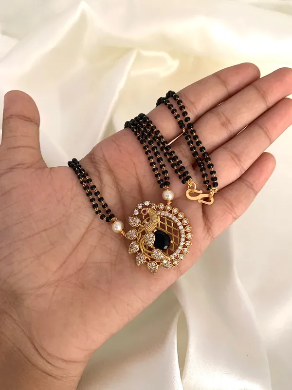 Casual_wear_Peacock_design_Mangalsutra