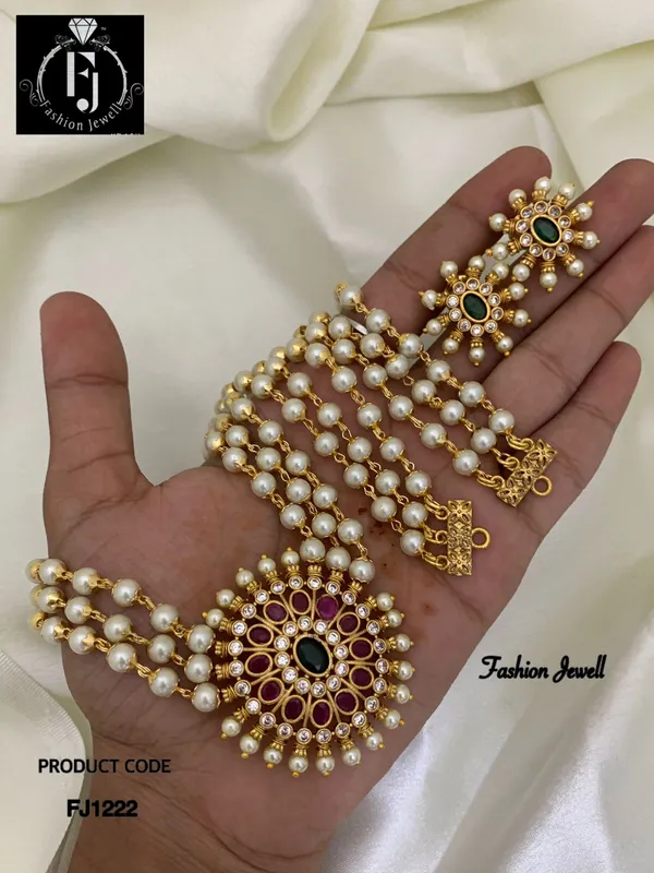 RUVI_ANTIQUE_LONG_HARAM_SET