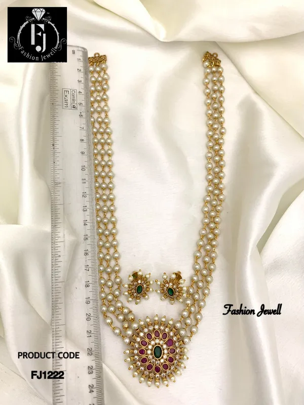 RUVI_ANTIQUE_LONG_HARAM_SET
