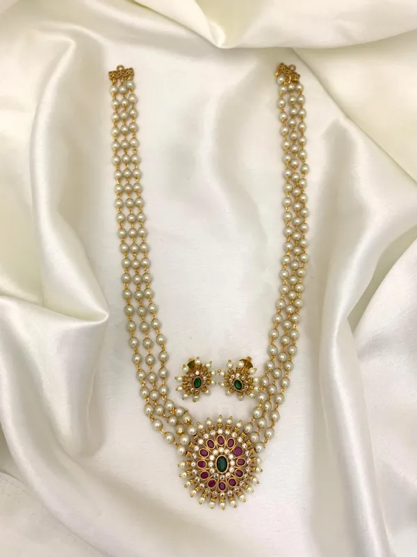 RUVI_ANTIQUE_LONG_HARAM_SET