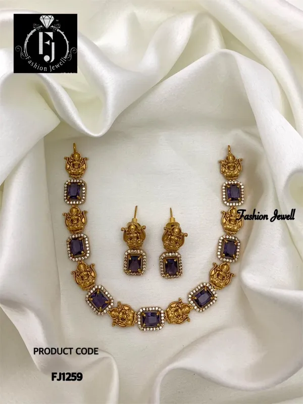 PANCHI_ANTIQUE_LAKSHMI_NECKLACE_SET