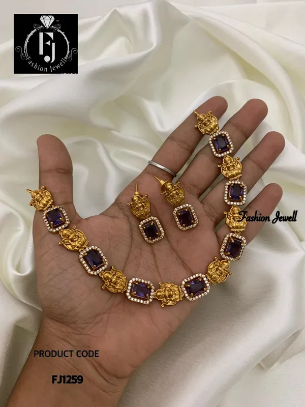PANCHI_ANTIQUE_LAKSHMI_NECKLACE_SET