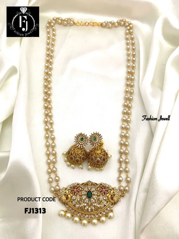INAYA_AD_MATTE_LONG_NECKLACE_WITH_EARRING