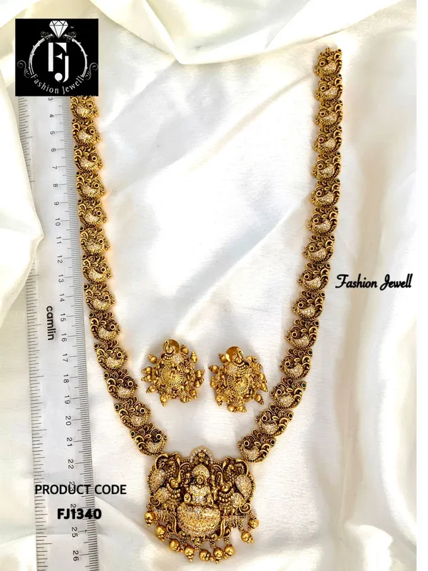 Deepna_antique_laxmi__long_necklace_set