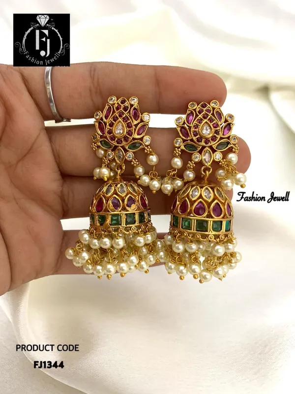 Aafrin_Premium_Lotus_Kemp_Necklace