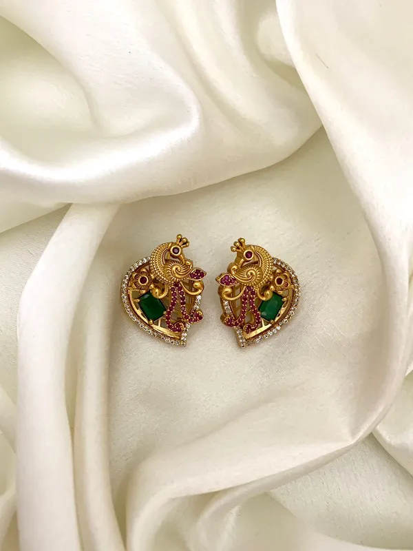 PINAL_ANTIQUE_PEACOCK_EARSTUD