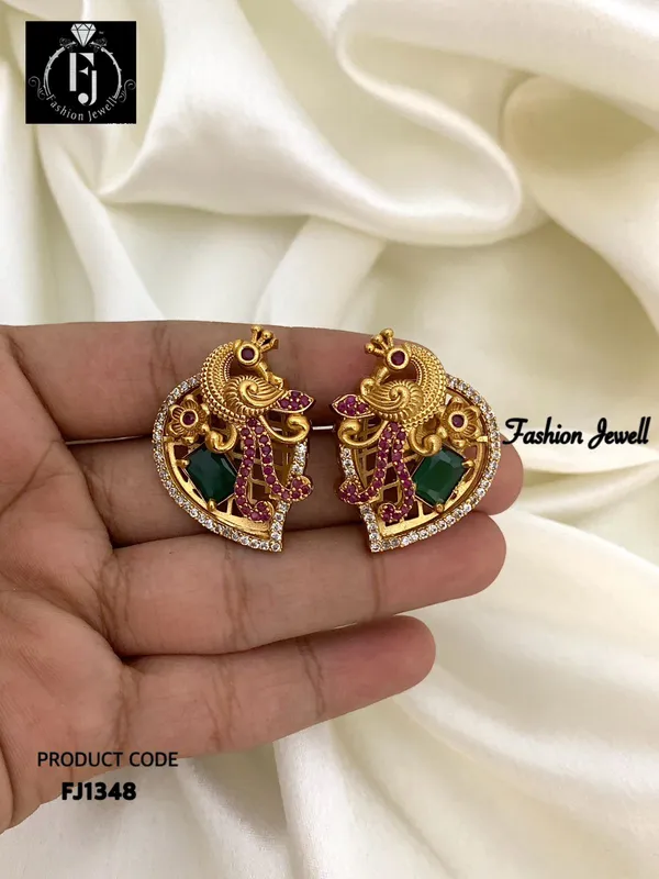 PINAL_ANTIQUE_PEACOCK_EARSTUD