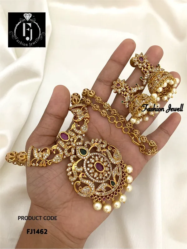 Krisha_Peacock_Antique_Mala_Set