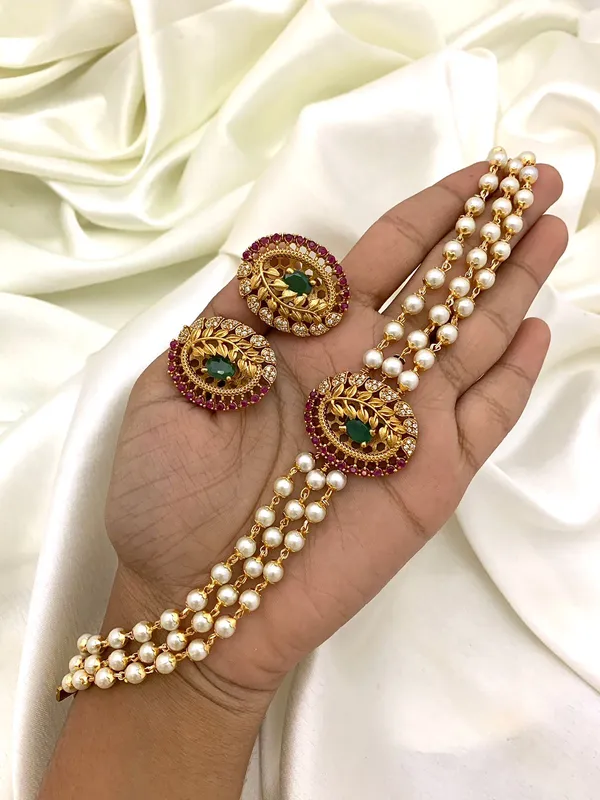 Ethnic_Leaf_designed_Choker_set