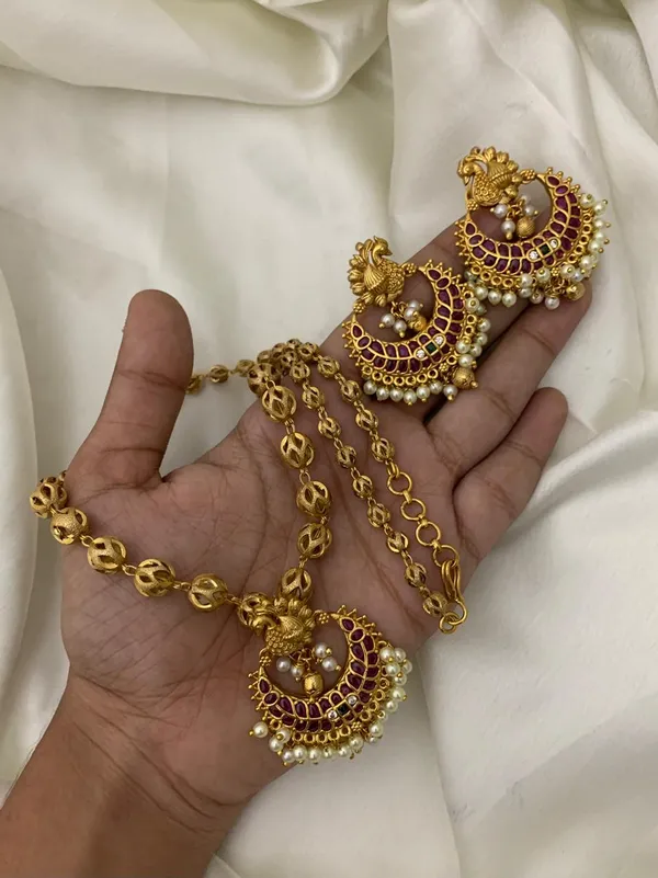 Saisa_Kempu_Motif__Chain_Necklace_Set