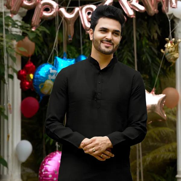Linen_Cotton_Kurti_and_Kurta_Diamond_Black_Couple_Dress