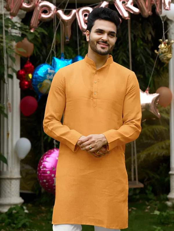 Royal_Yellow_Men_Linen_Cotton_Kurta_pyjama