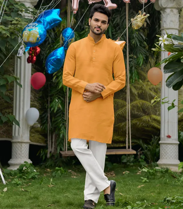 Royal_Yellow_Men_Linen_Cotton_Kurta_pyjama
