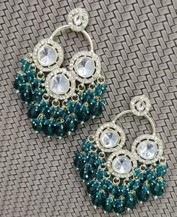 Gold_Plated_Kundan_and_Beads_Dangler_Earrings_for_Women__|_Bluish_Green