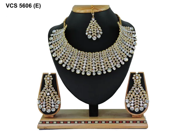 Stone_Studded_Necklace_Set_For_Women_|_Designer_Jewelry_Set_with_Earring_|_White