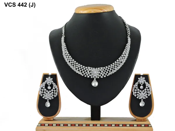 Stone_Studded_Necklace_Set_For_Women_|_Designer_Jewelry_Set_with_Earring_|_White