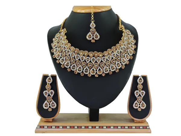 Alloy_Gold_Plated_Jewel_Set_|_Stone_Studded_Necklace_Set_For_Women_|_White_and_Gold