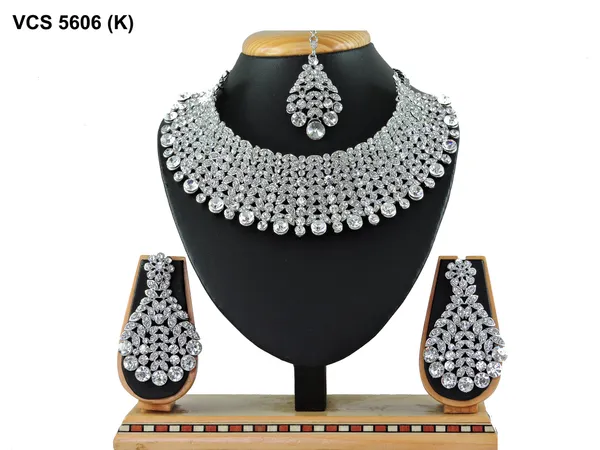 Stone_Studded_Necklace_Set_For_Women_|_Designer_Jewelry_Set_with_Earring_|_White