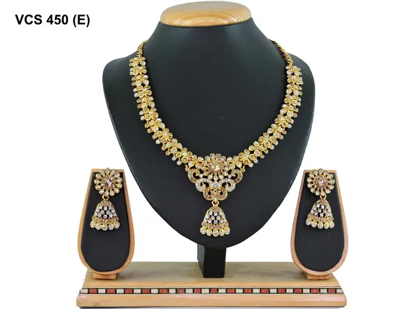 Stone_Studded_Necklace_Set_For_Women_|_Designer_Jewelry_Set_with_Earring_|_White
