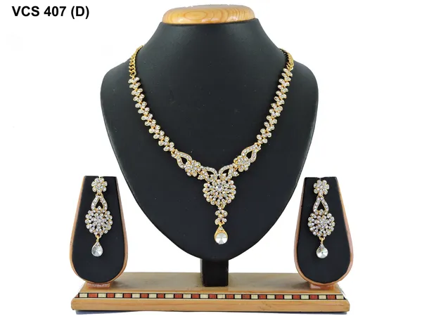 Stone_Studded_Necklace_Set_For_Women_|_Designer_Jewelry_Set_with_Earring_|_White
