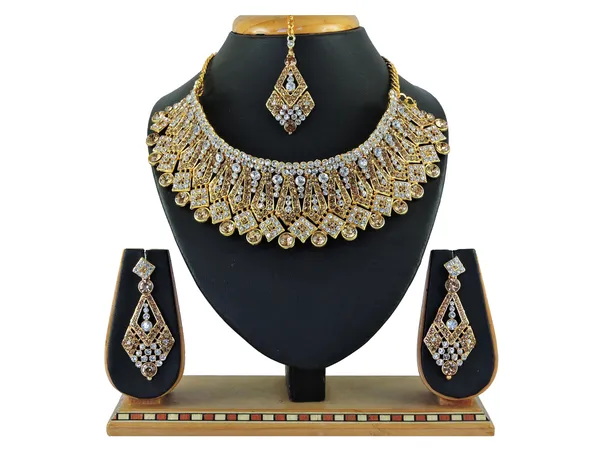 Alloy_Gold_Plated_Jewel_Set_|_Stone_Studded_Necklace_Set_For_Women_|_White_and_Gold