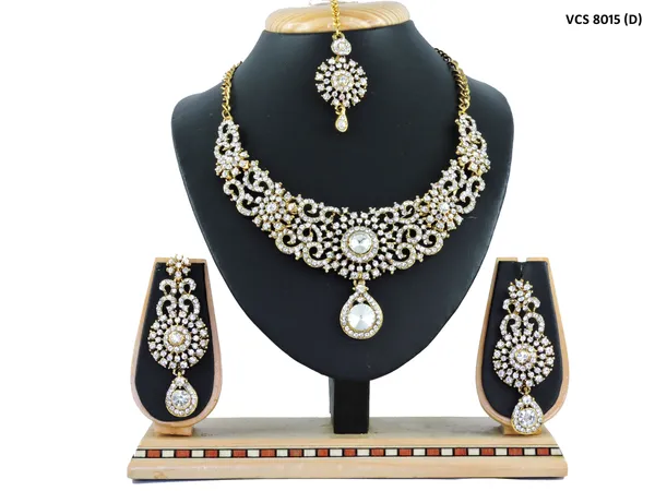 Stone_Studded_Necklace_Set_For_Women_|_Designer_Jewelry_Set_with_Earring_|_White