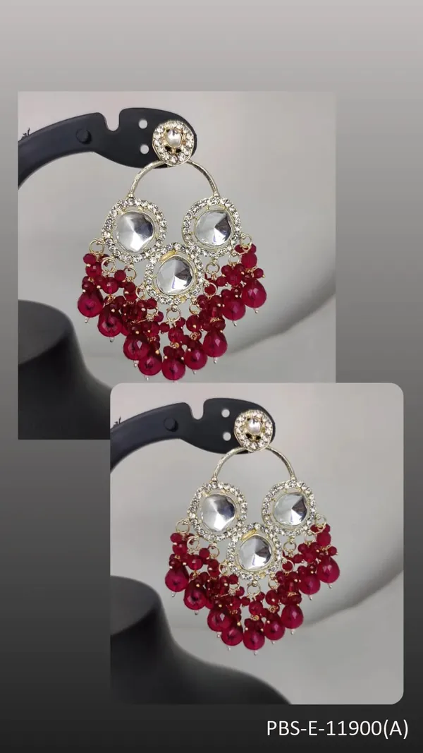 Gold_Plated_Kundan_and_Beads_Dangler_Earrings_for_Women__|_Red