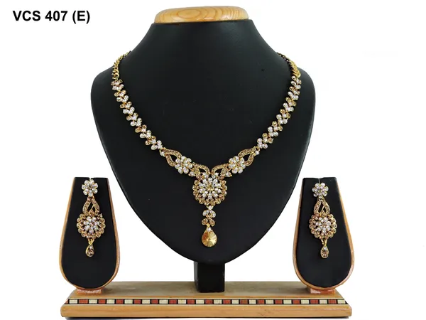 Alloy_Gold_Plated_Jewel_Set_|_Stone_Studded_Necklace_Set_For_Women_|_White_and_Gold