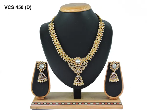 Stone_Studded_Necklace_Set_For_Women_|_Designer_Jewelry_Set_with_Earring_|_White