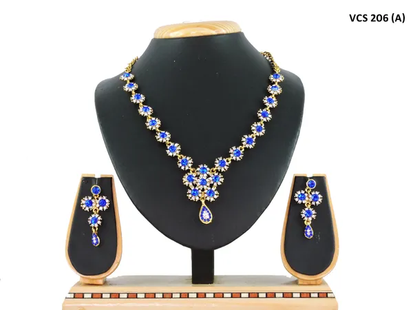 Alloy_Gold_Plated_Jewel_Set_|_Stone_Studded_Necklace_Set_For_Women_|_Blue_and_Gold