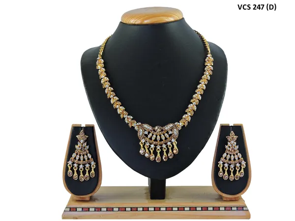 Alloy_Gold_Plated_Jewel_Set_|_Stone_Studded_Necklace_Set_For_Women_|_White_and_Gold