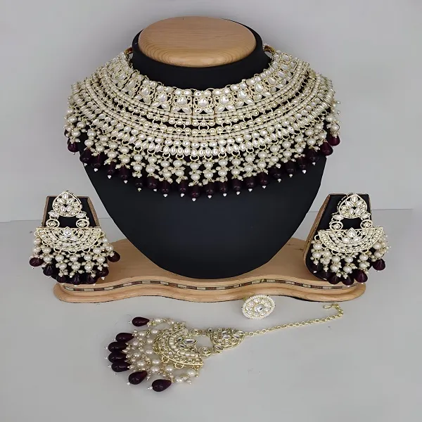 Allure_Colorful_Jewellery_Sets_DN855-_MAROON