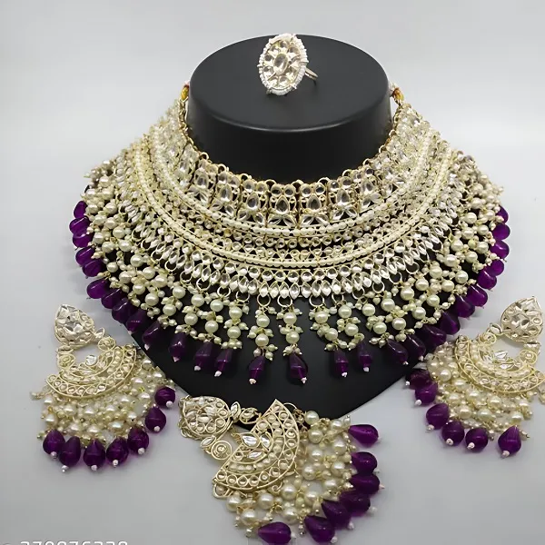 Elite_Glittering_Jewellery_Sets_DN855-_PURPLE