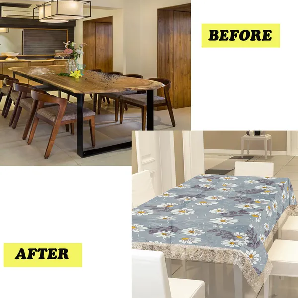 PVC_6_Seater_Dining_Table_Cover_With_Border_Lace_(Size-54x78_Inches,_Color-Gray)