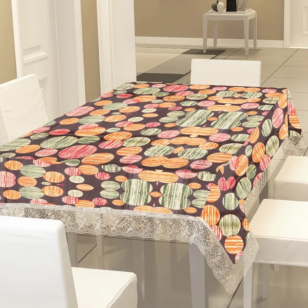 PVC_6_Seater_Dining_Table_Cover_With_Border_Lace_(Size-54x78_Inches,_Color-Circle_Multi)
